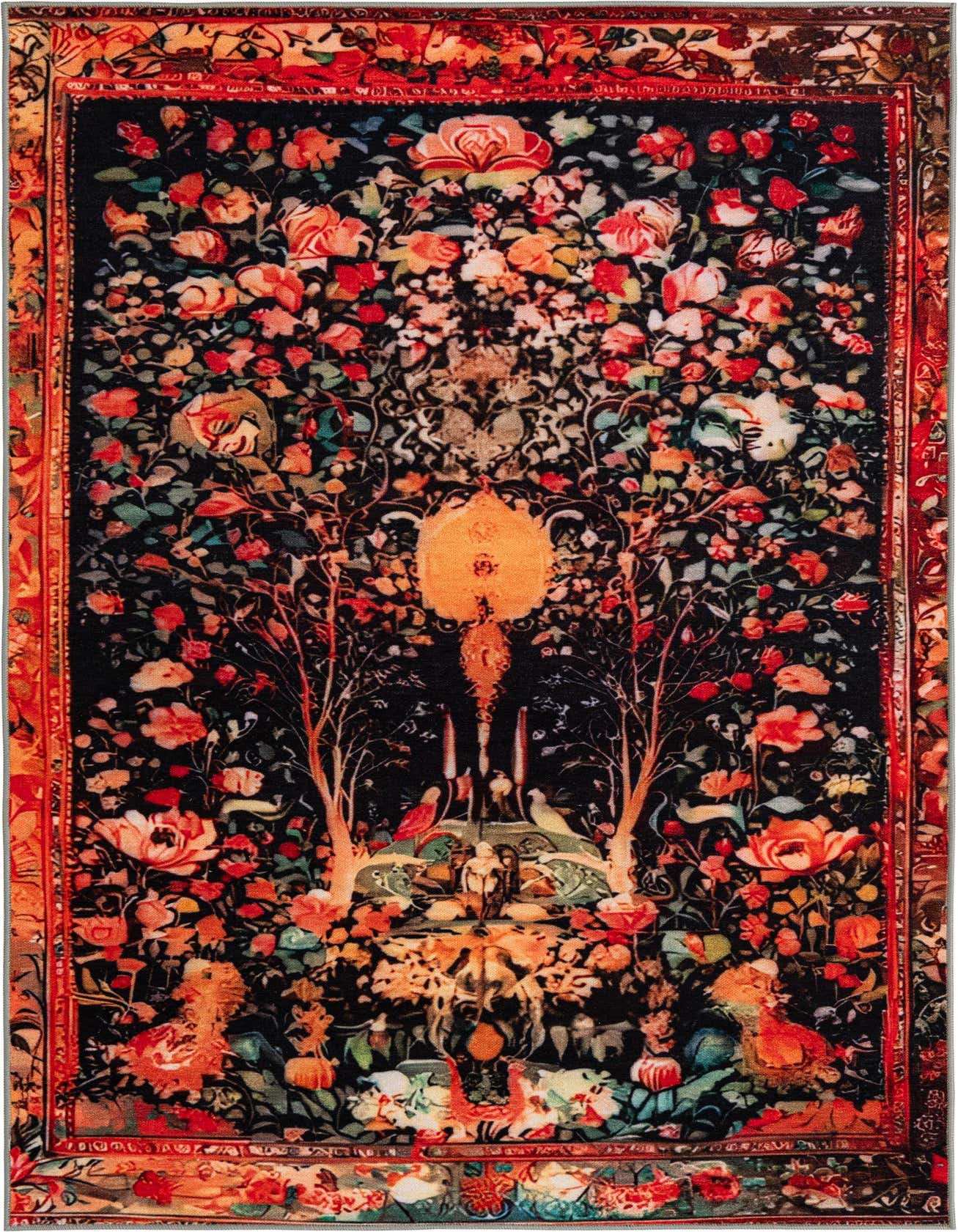 5' x 7' Mystic Garden Rug