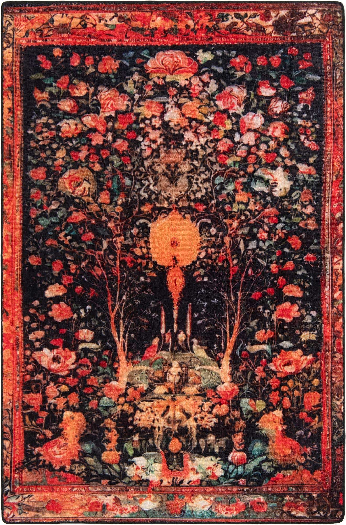 5' x 8' Mystic Garden Rug