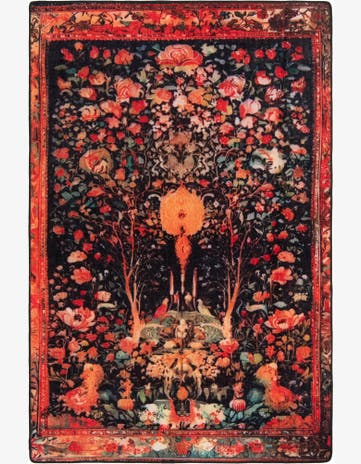 5' x 8' Mystic Garden Rug