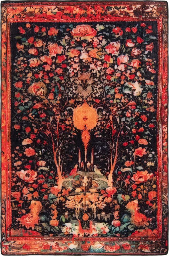 5' x 8' Mystic Garden Rug