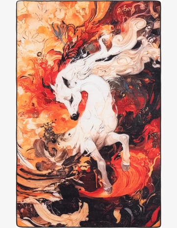 5' x 8' Mystic Garden Rug
