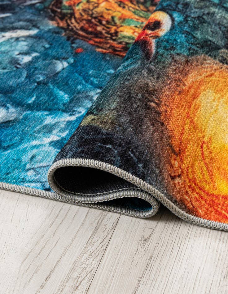 Detail image of 8' x 10' Mystic Garden Rug