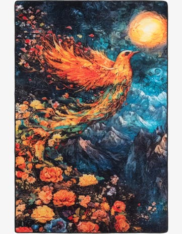 5' x 8' Mystic Garden Rug