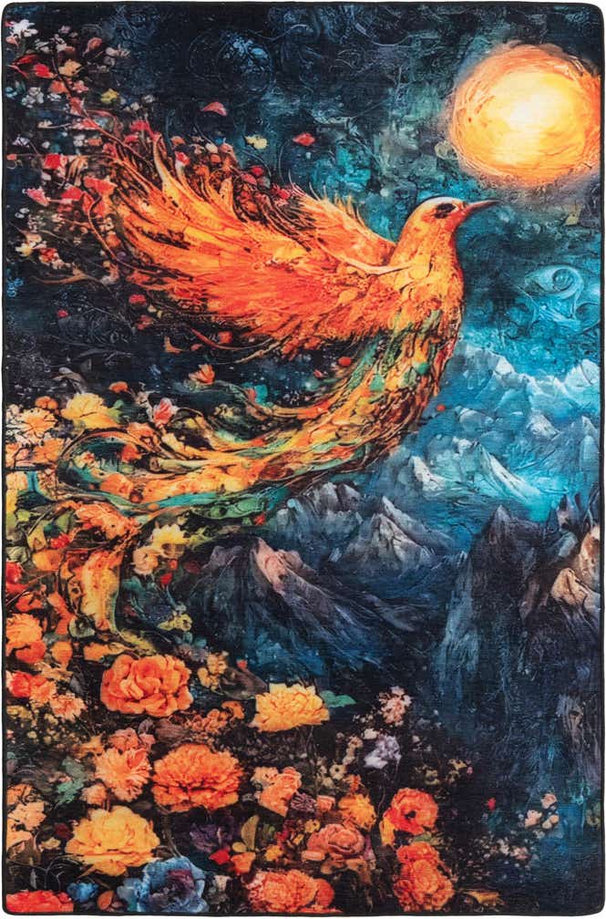 5' x 8' Mystic Garden Rug