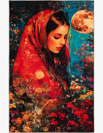 5' x 7' Mystic Garden Rug