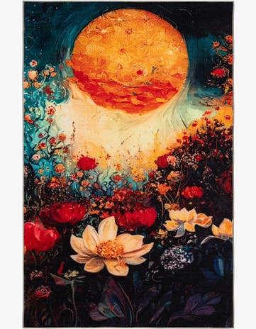 8' x 11' Mystic Garden Rug
