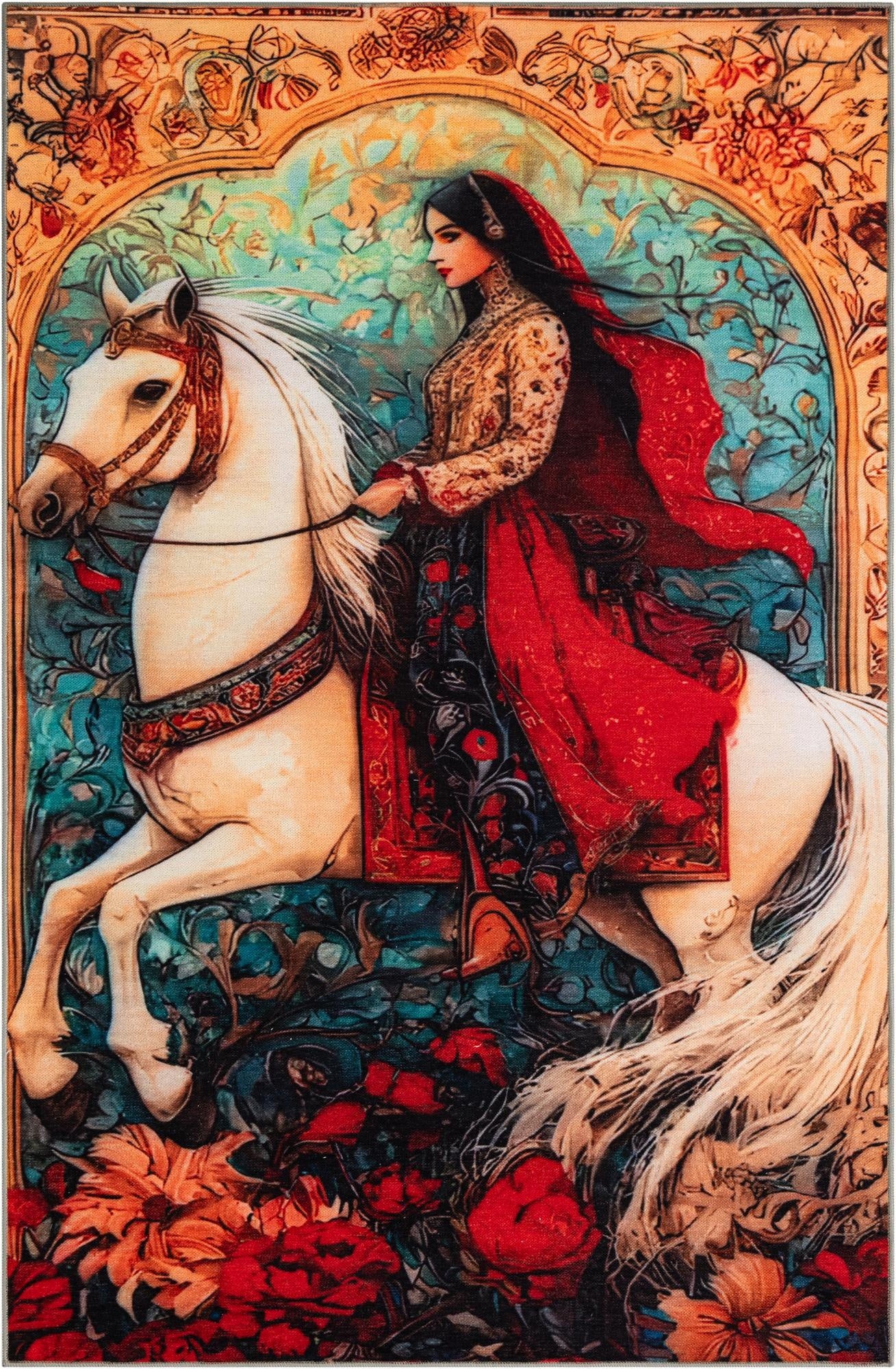 5' x 8' Mystic Garden Rug