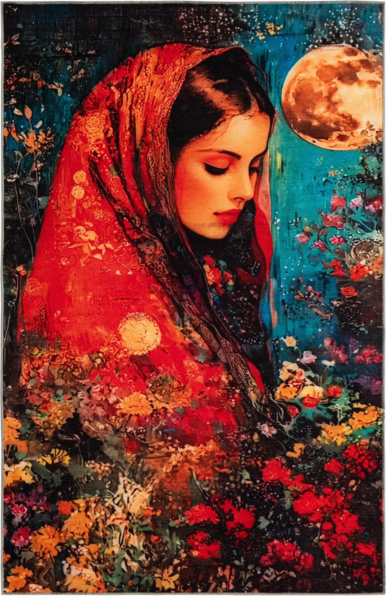 8' x 11' Mystic Garden Rug