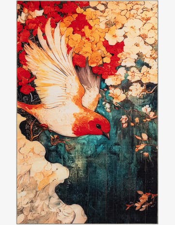 8' x 10' Mystic Garden Rug