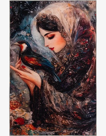 7' x 10' Mystic Garden Rug