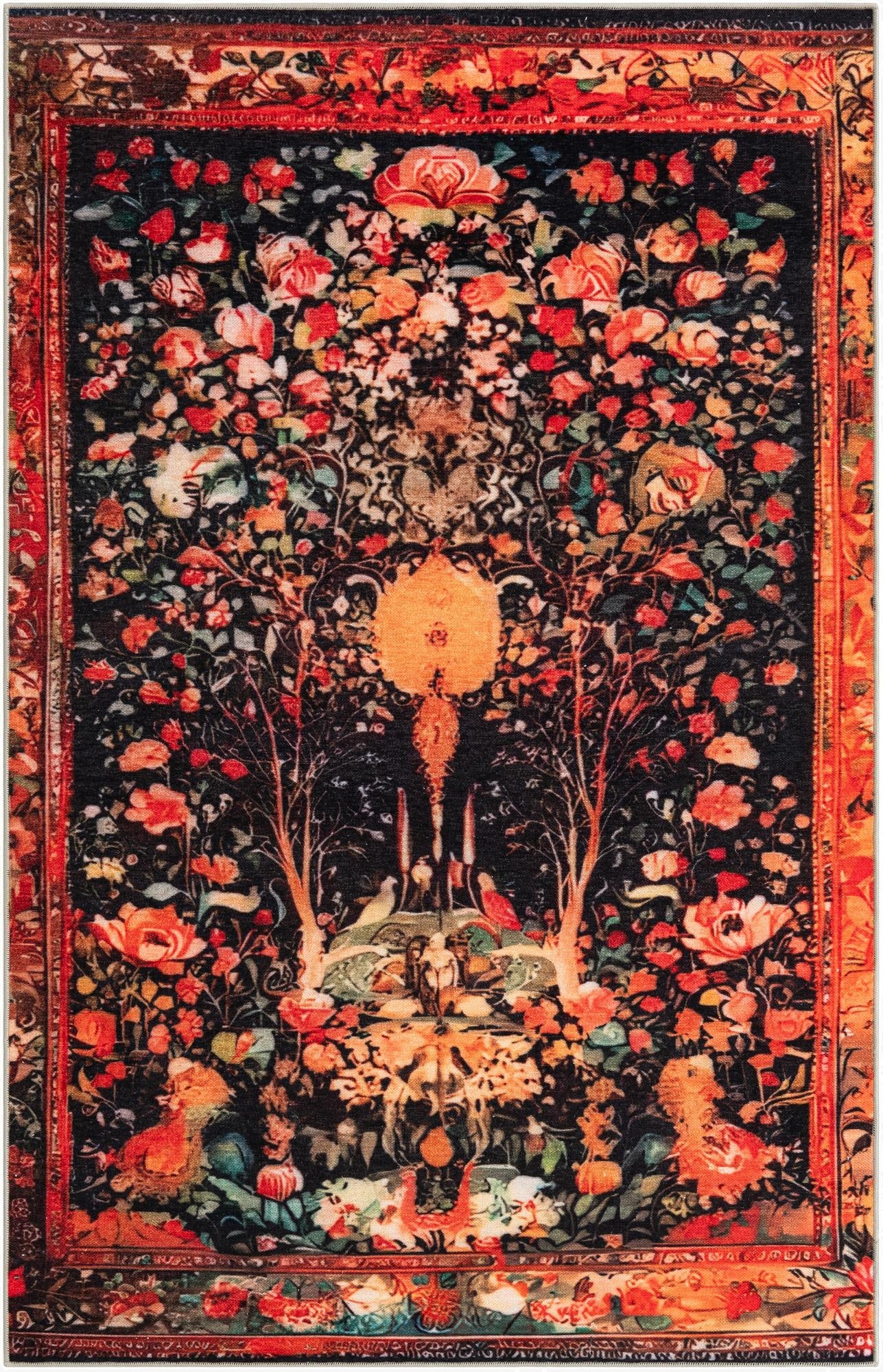 5' x 8' Mystic Garden Rug