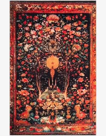 5' x 8' Mystic Garden Rug