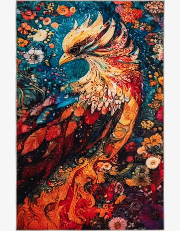 7' x 10' Mystic Garden Rug
