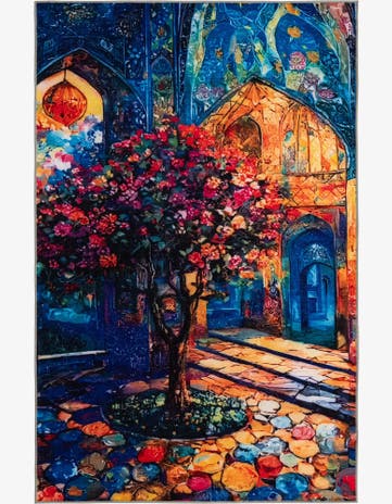 8' x 11' Mystic Garden Rug