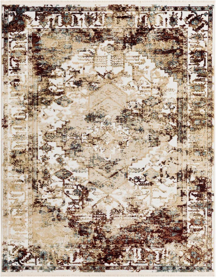 Detail image of 4' x 6' Nain Design Rug