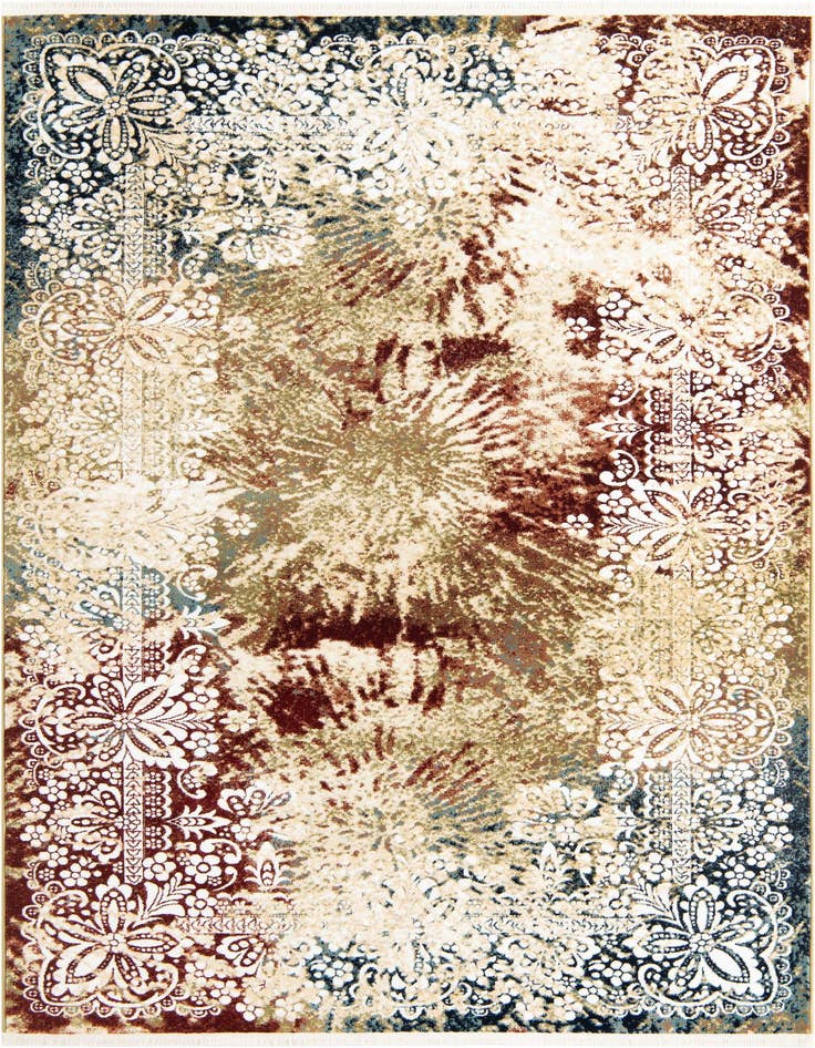 Detail image of 5' 3 x 8' Nain Design Rug