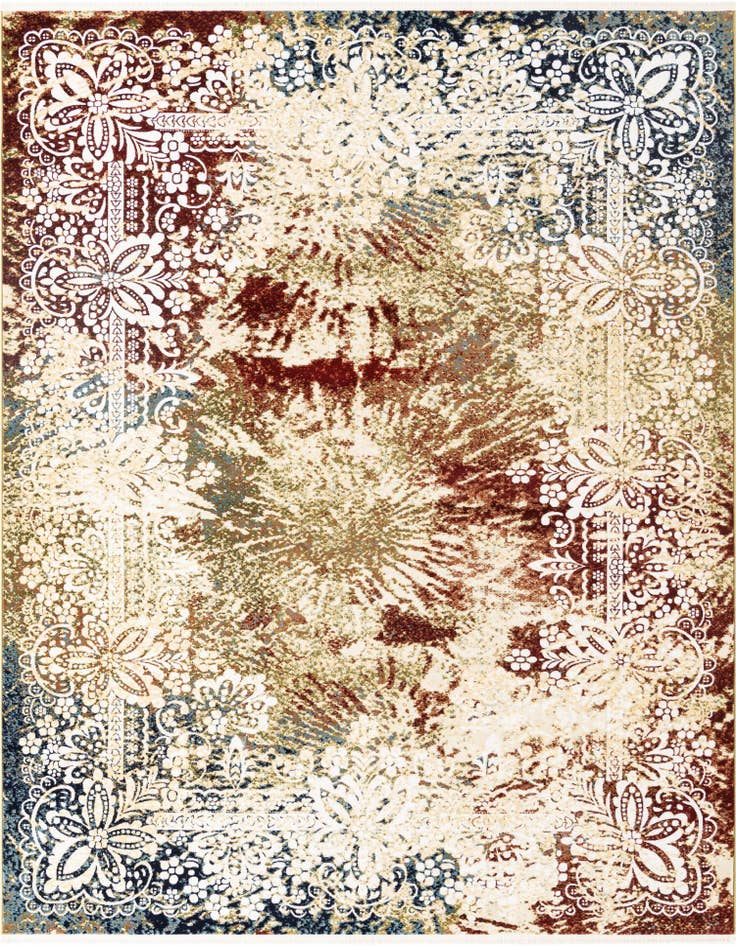 Detail image of 7' 10 x 10' Nain Design Rug