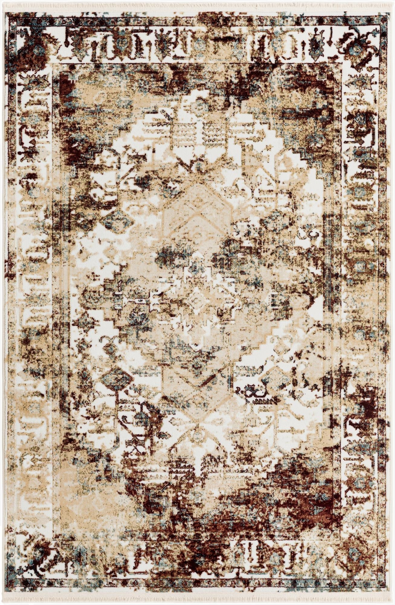 4' x 6' Nain Design Rug