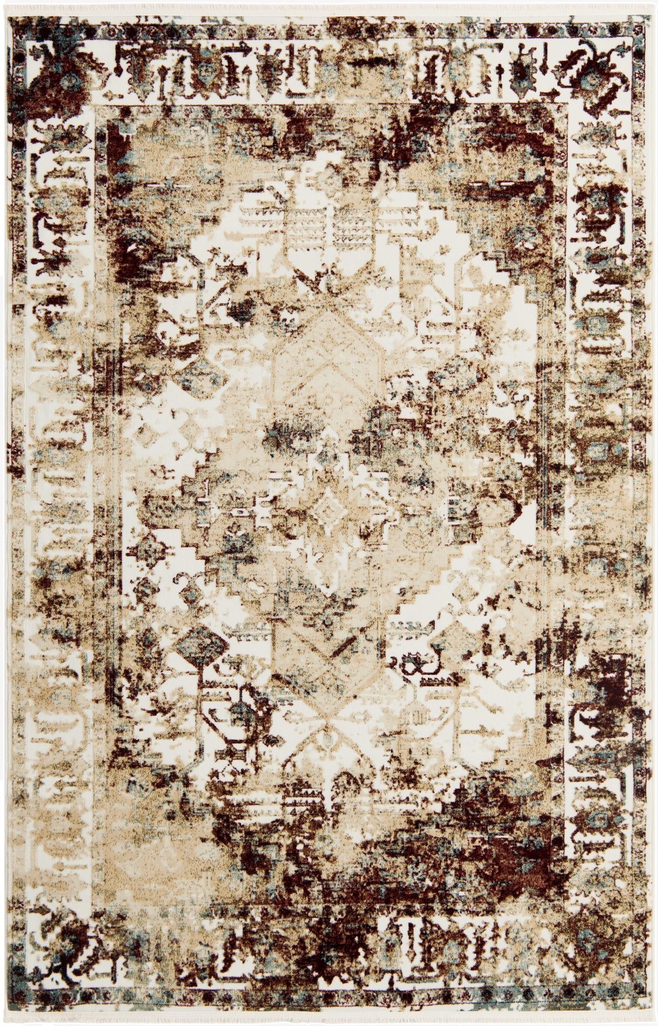 5' 3 x 8' Nain Design Rug