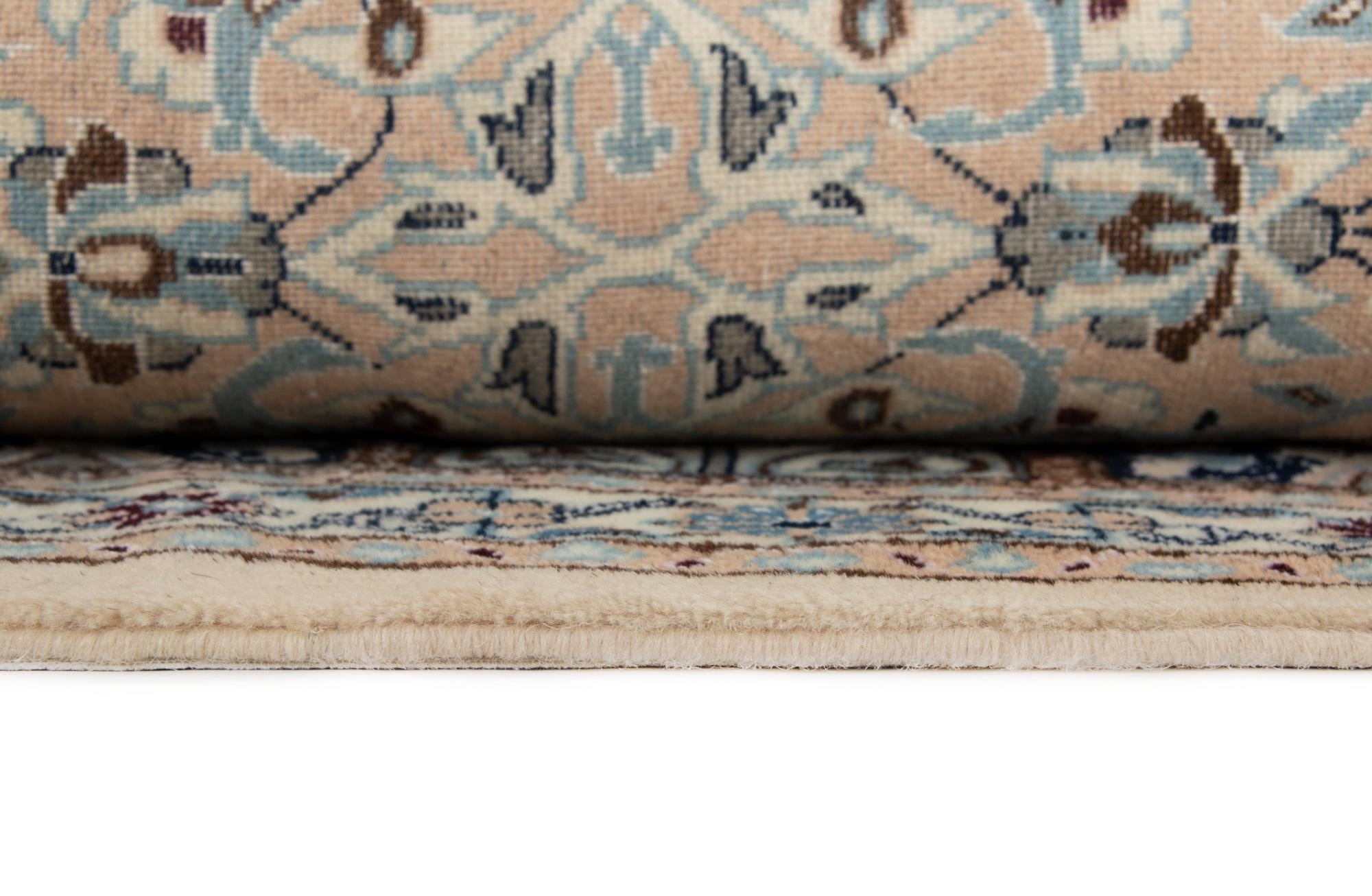4' 5 x 7' 5 Hand Knotted Nain Persian Rug