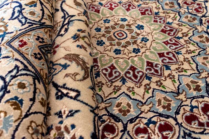 5' 4 x 8' 1 Nain Wool Rug