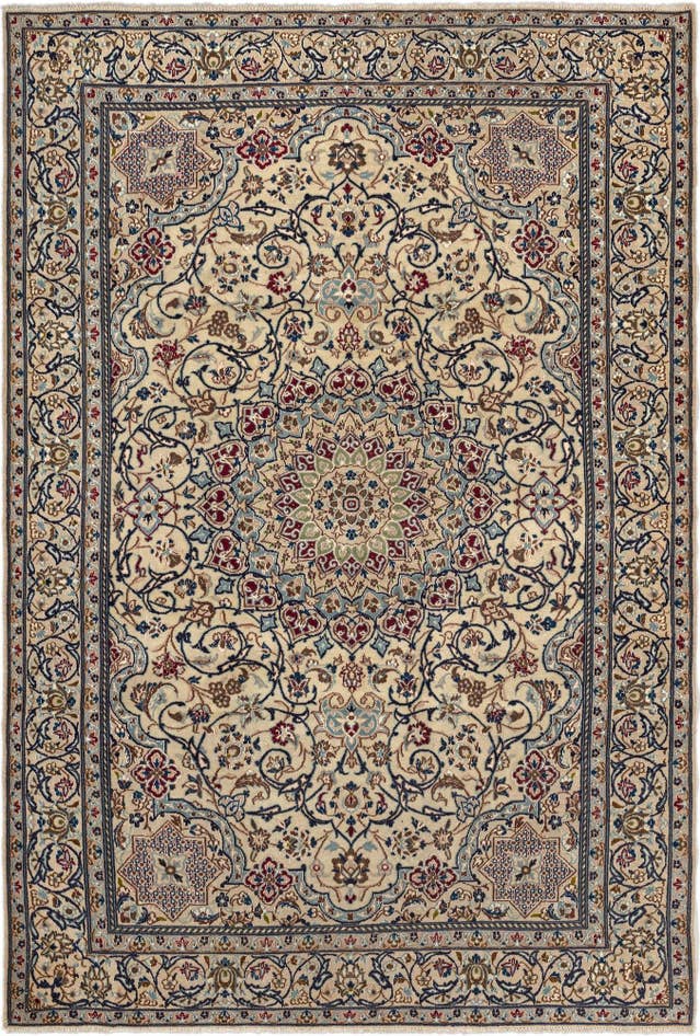 Detail image of 5' 4 x 8' 1 Nain Wool Rug