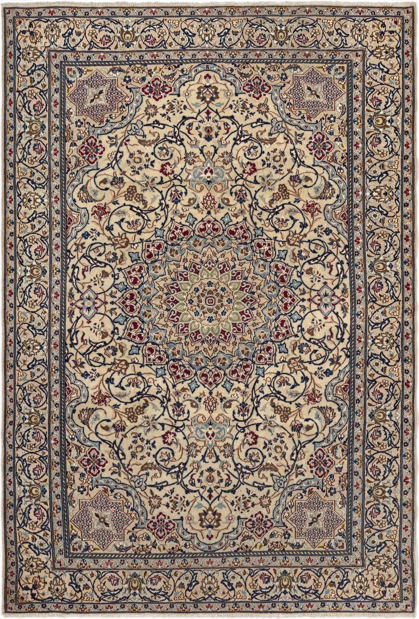 5' 4 x 8' 1 Nain Wool Rug
