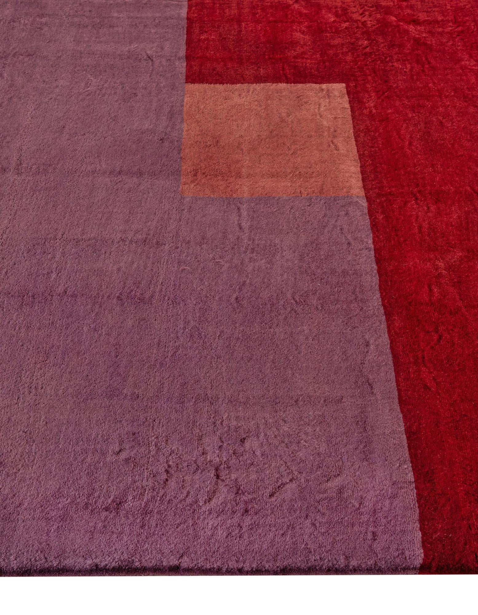 6' 4 x 9' 1 Hand Knotted Nepal Wool Rug
