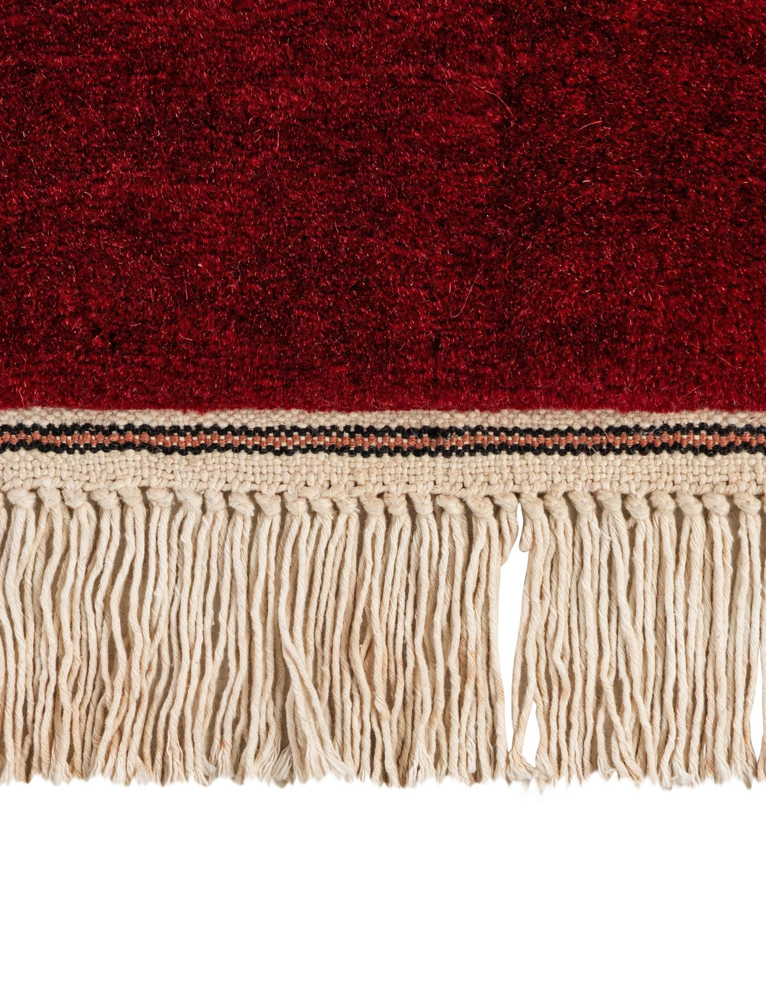 6' 4 x 9' 1 Hand Knotted Nepal Wool Rug