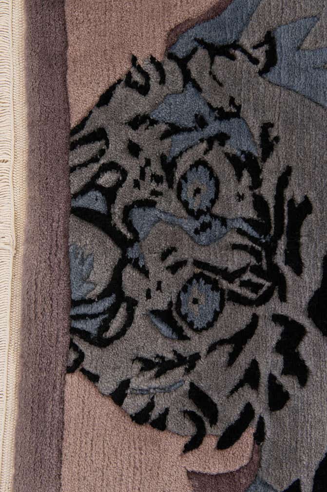 4' x 5' 10 Hand Knotted Nepal Wool Rug
