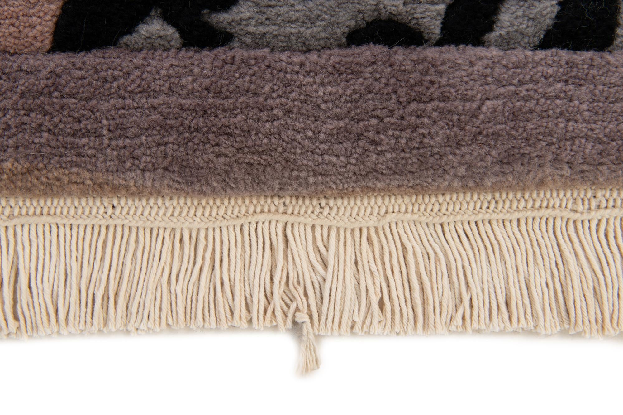 4' x 5' 10 Hand Knotted Nepal Wool Rug