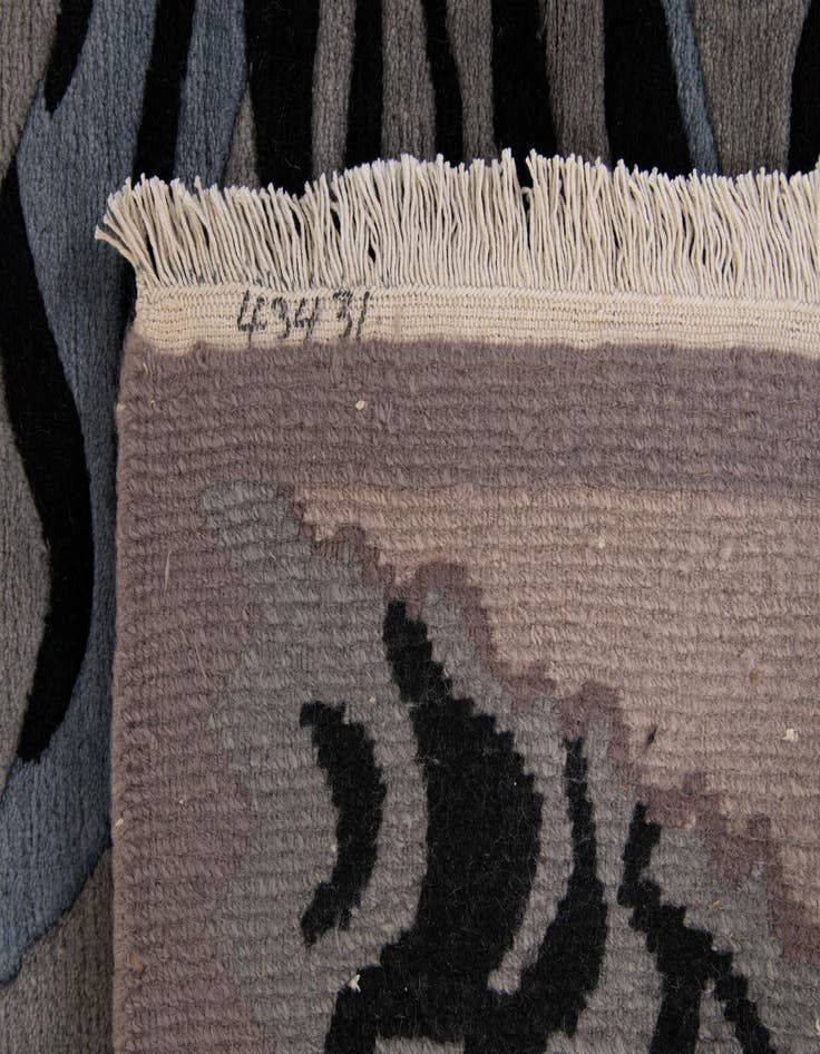 Detail image of 4' 1 x 5' 11  Hand Knotted Nepal Wool Rug