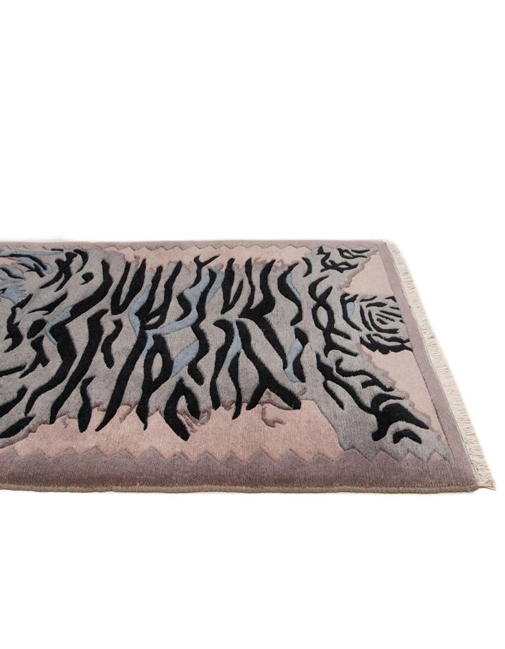 Detail image of 4' 1 x 5' 11  Hand Knotted Nepal Wool Rug