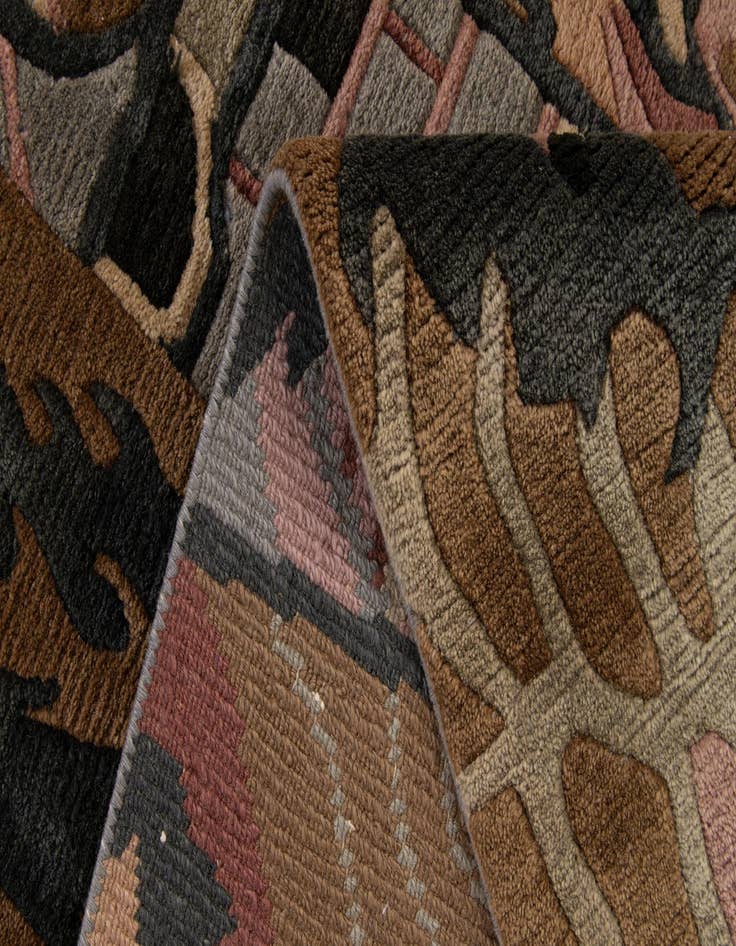 Detail image of 3' 11 x 5' 11  Hand Knotted Nepal Wool Rug