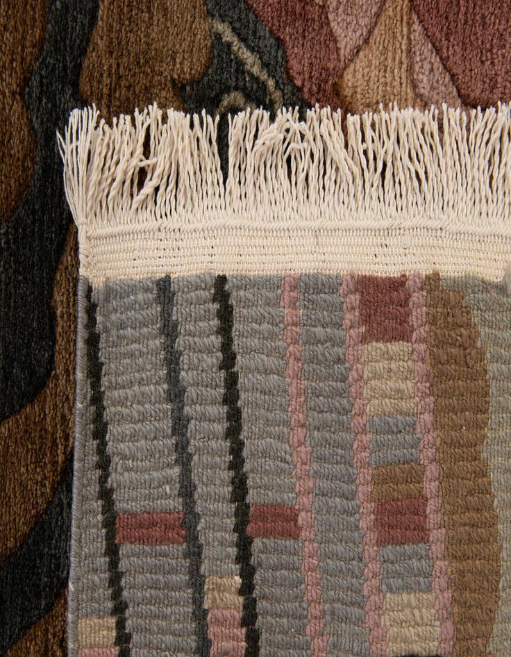 Detail image of 3' 11 x 5' 11  Hand Knotted Nepal Wool Rug