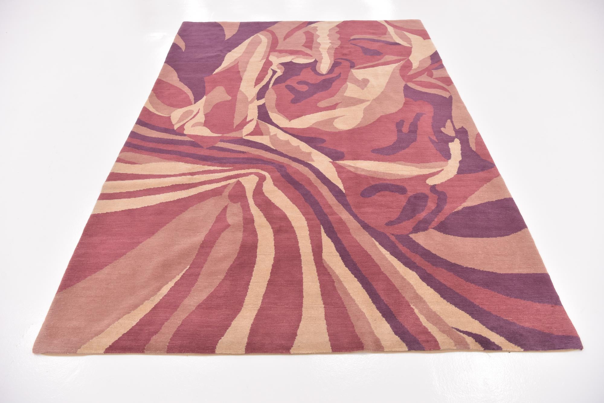 6' 3 x 9' Hand Knotted Nepal Wool Rug