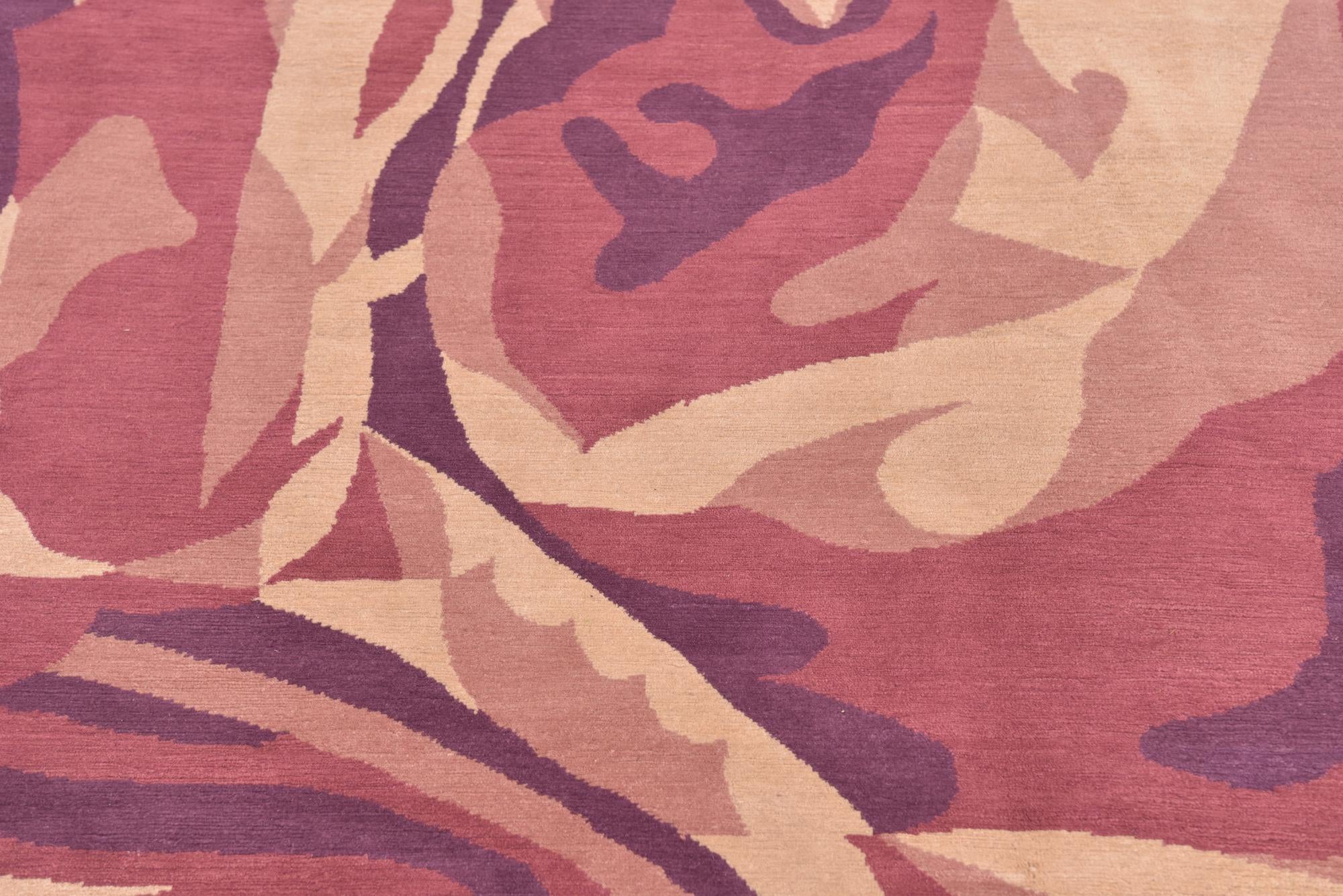6' 3 x 9' Hand Knotted Nepal Wool Rug