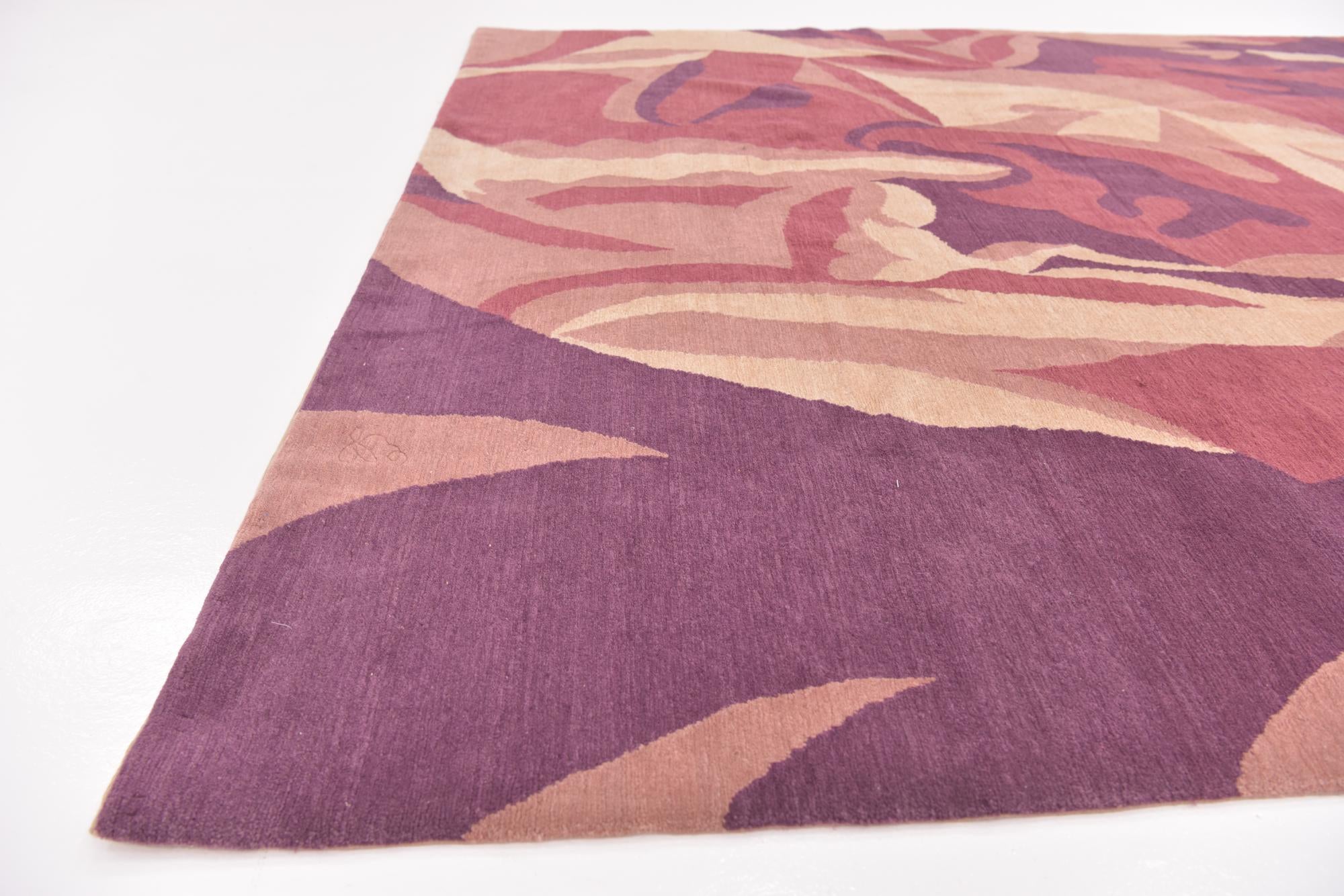 6' 3 x 9' Hand Knotted Nepal Wool Rug