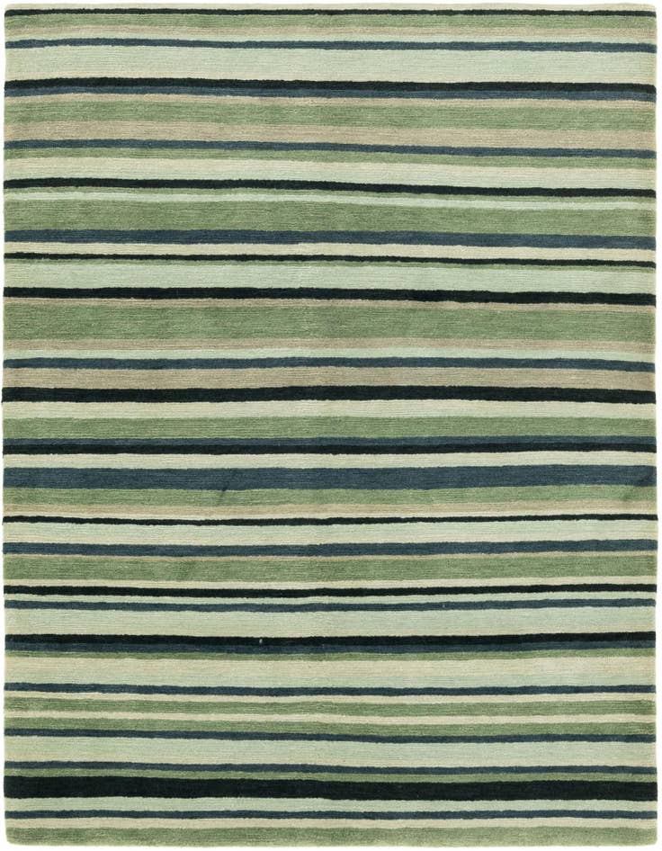 Detail image of 4' 9 x 6' 5 Hand Knotted Nepal Wool Rug