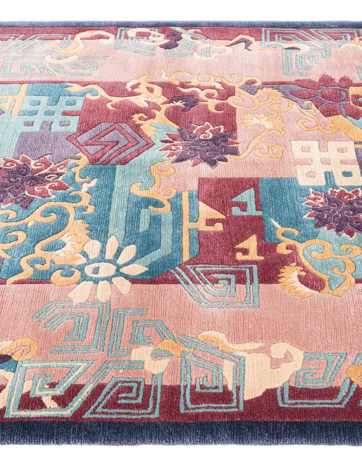Detail image of 5' 6 x 7' 8 Hand Knotted Nepal Wool Rug