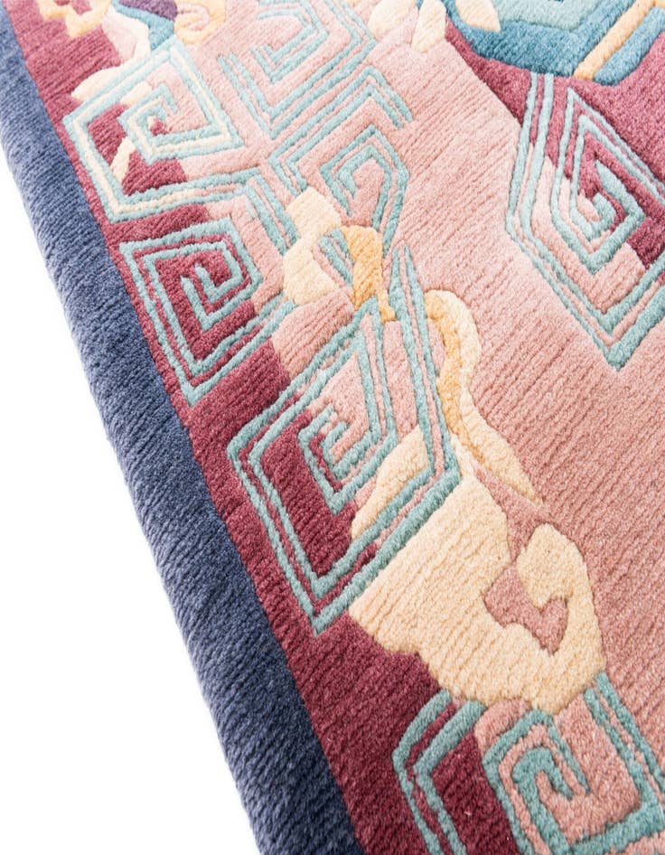 Detail image of 5' 6 x 7' 8 Hand Knotted Nepal Wool Rug