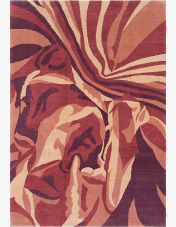 6' 3 x 9' Hand Knotted Nepal Wool Rug