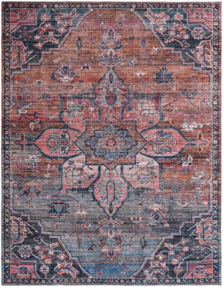 Detail image of 7' 10 x 10' Washable Nostalgia Rug