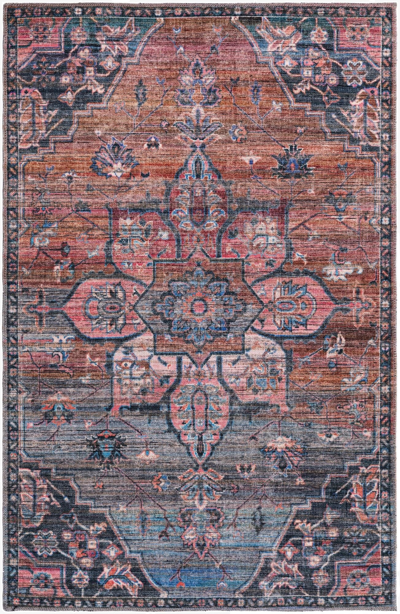 4' x 6'  Washable Nostalgia Rug