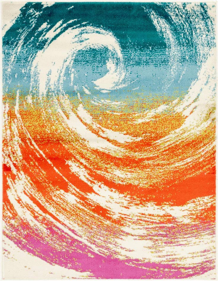 Detail image of Jane Seymour 4' x 6' Open Hearts Rug