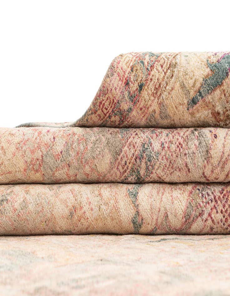 Detail image of 8' 8 x 13' 6 Hand Knotted Oushak Rug