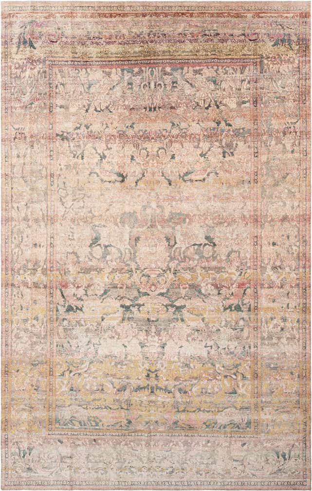 8' 8 x 13' 6 Hand Knotted Oushak Rug