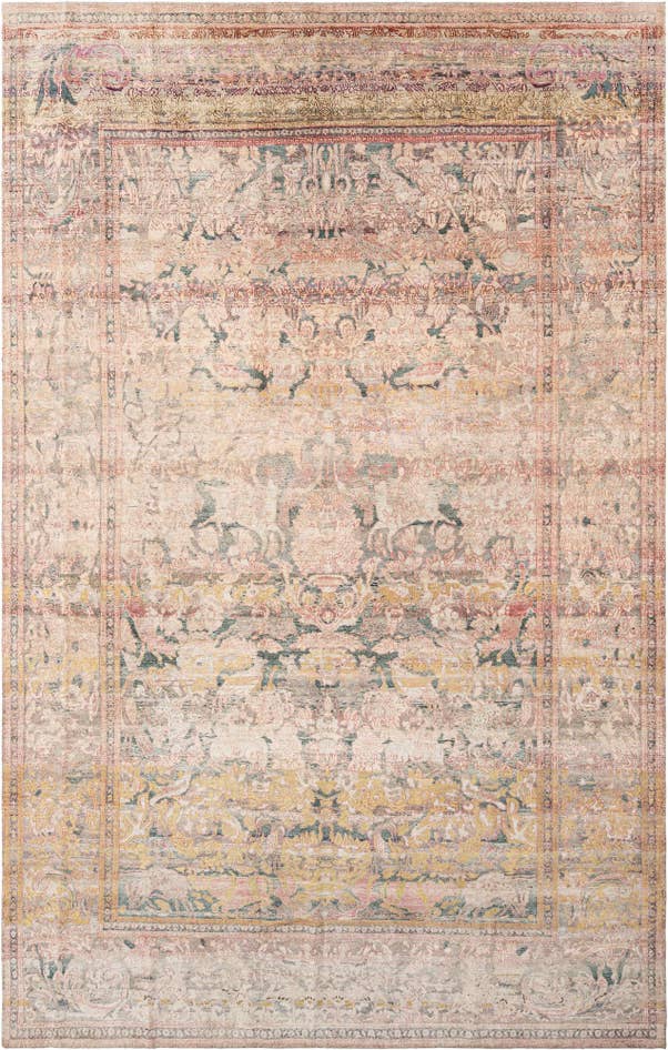 Detail image of 8' 8 x 13' 6 Hand Knotted Oushak Rug