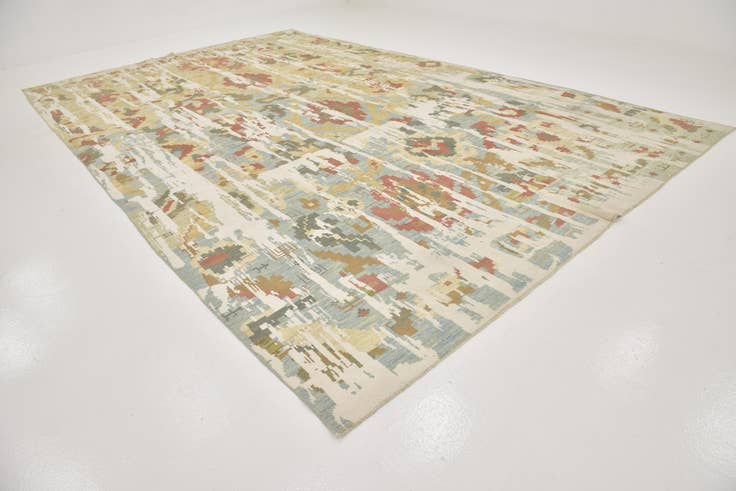 Detail image of 10' 2 x 16' 6 Hand Knotted Oushak Rug