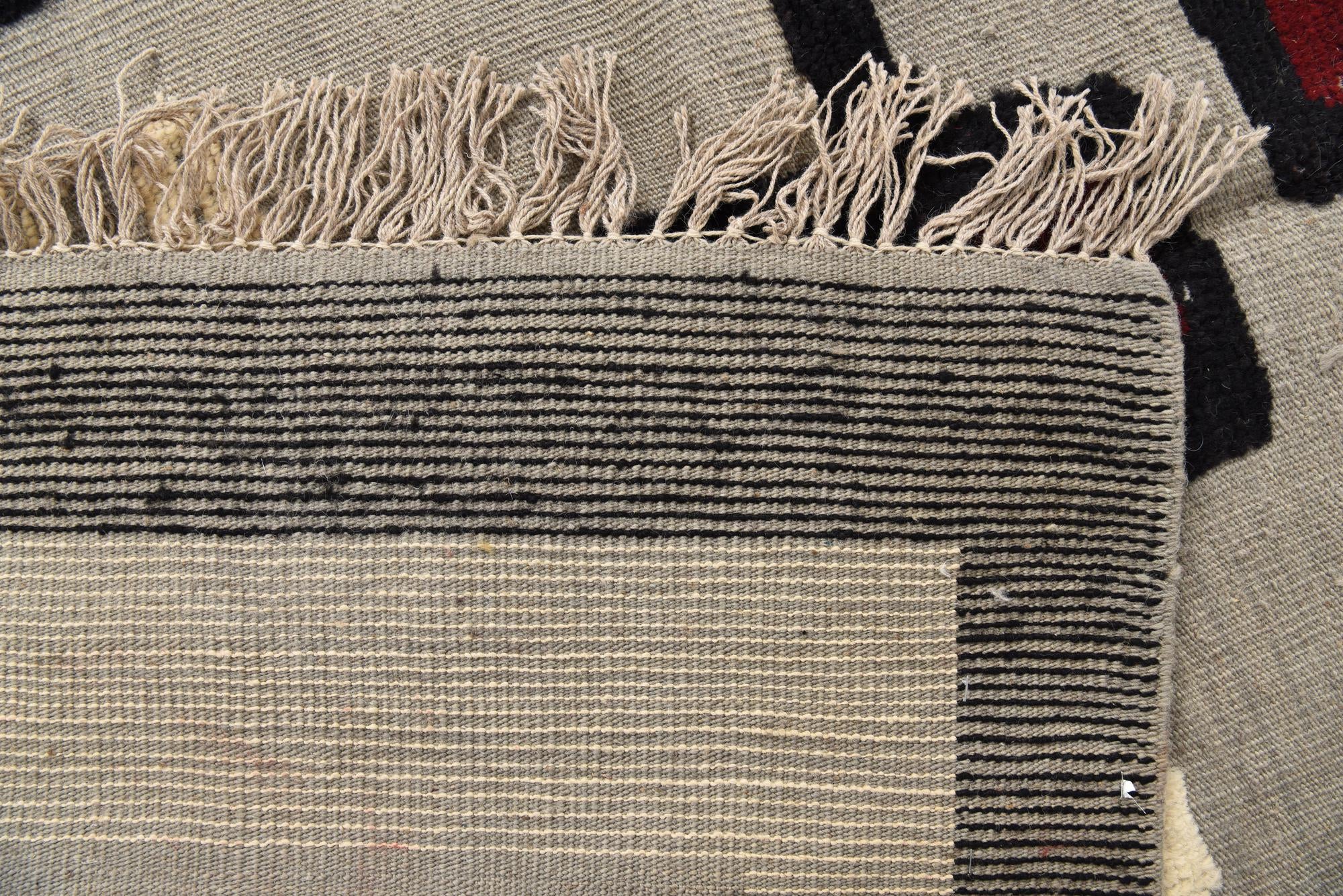 9' x 12' 5 Hand Knotted Oushak Wool Rug